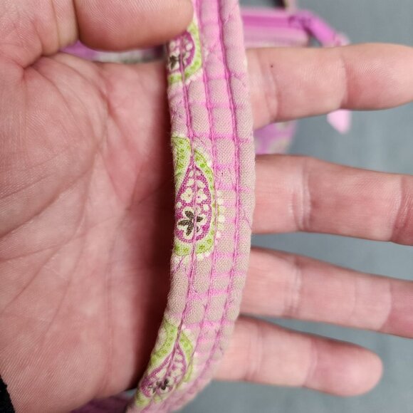 Vera Bradley Bermuda Pink Paisley Handbag Tote with Wallet Toggle Retired - Picture 4 of 7